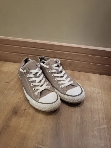 All Star Cano Baixo Marrom