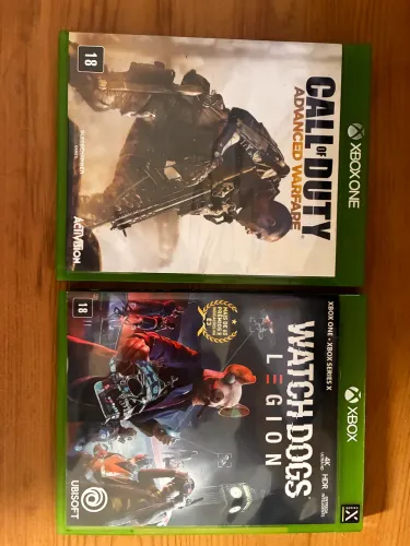 2 jogos Xbox One - Cod Advance Warfare e Watch Dogs 3