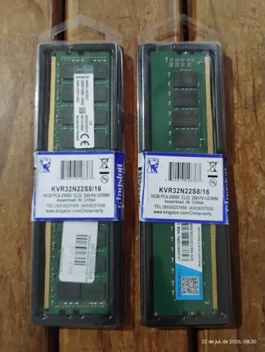 Kit 32GB DDR4 3200MHz Kingston + Macroway