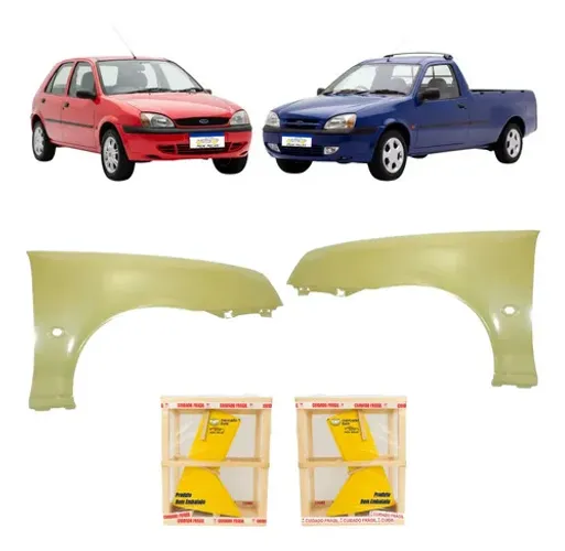 Paralama Ford Fiesta Courier 2000 2001 2002 A 2012 2013 Par