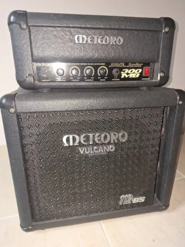Amplificador Cabeçote Meteoro Space Junior 300Mb + Caixa 112BS