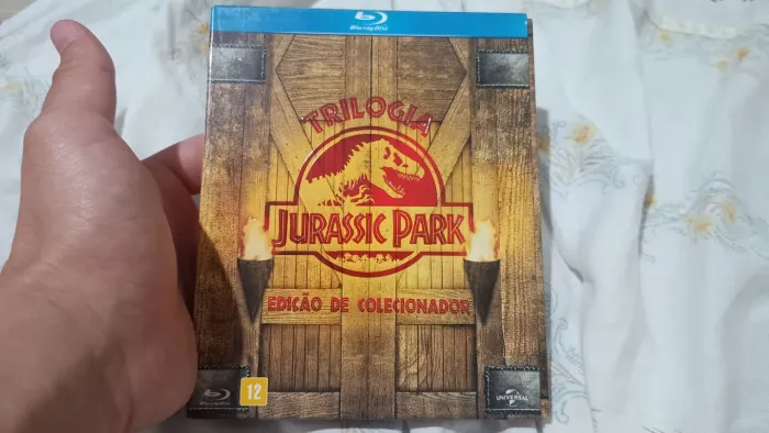 Jurassic park trilogia blu-ray digipack original