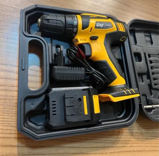 [NOVO] Parafusadeira E Furadeira Wap A Bateria 12V Com Maleta E Kit