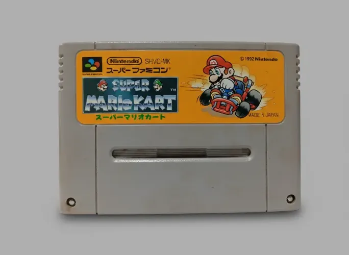 Super Mario Kart Original com Caixa e Manual 