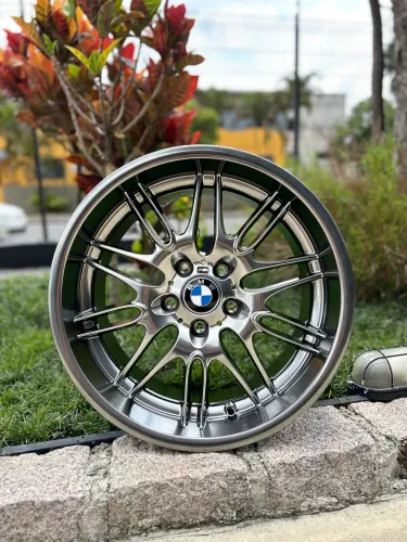 Jogo De Bmw Style 65 Cromo Lock 5x120 - 18x8 e 18x9,5 Offset 20/22