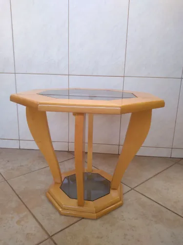 Mesa de centro marfim