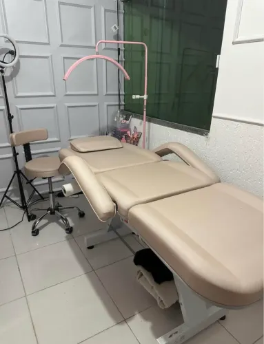Maca estética com mocho rose gold