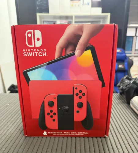 Nintendo Switch oled edição especial Mario
