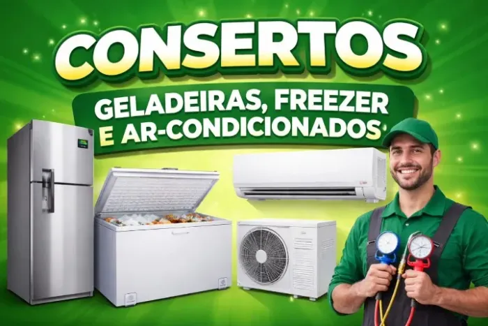 Conserto de Geladeira Freezer/ Ar-condicionado