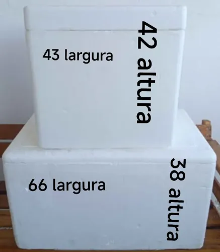Caixa de isopor novas!