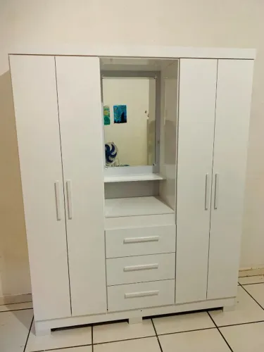 Guarda Roupa Capelinha Com Espelho Novo Com Entrega Grátis