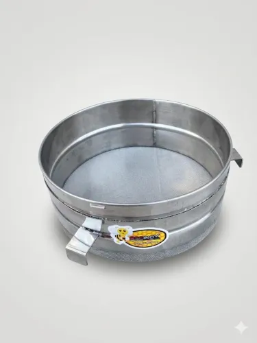 Peneira de Balde Inox para Mel Apicultura