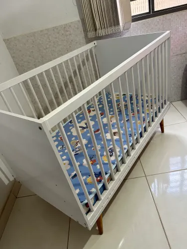 Berço com colchão ortobom
