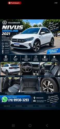 Volkswagen Nivus Highline 1.0 200 TSI Flex AUT 2021