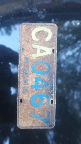 Placa cidade de rocha ( Uruguai)