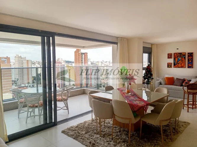 Magnífico apartamento para venda com 115 m², andar alto, com 2 suítes no Cambuí - Campinas