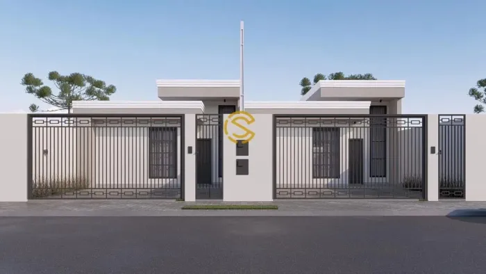 Casa para Venda em Cascavel, PARAÍSO TROPICAL I, 3 dormitórios, 1 suíte, 1 banheiro, 2 vag