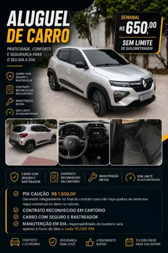 Kwid para aluguel