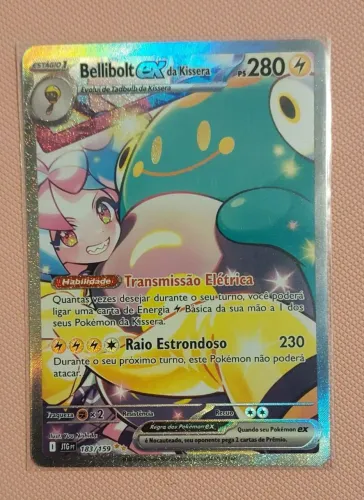 Carta pokemon Bellibolt EX da Kissera