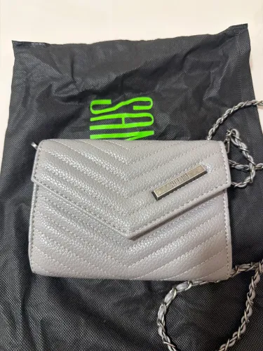 Bolsa Santa Lolla cinza transversal