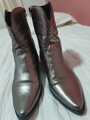 Bota western cinza tamanhob37