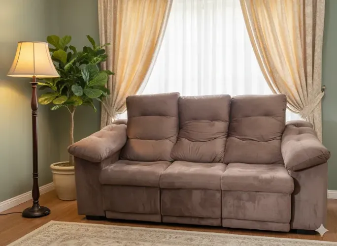 Sofá Retrátil Reclinável Novo Mostruário