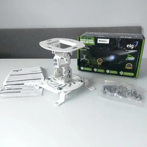 Suporte de Teto para Projetor Universal ELG PRO100 Branco