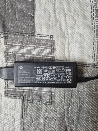 Fonte Carregador Ac 45w Hp Pino Azul 4.5mm - Original