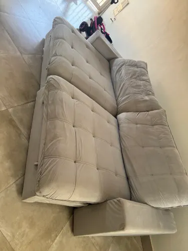sofá retrátil e reclinável usado