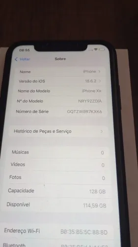 iPhone XR 128GB Preto | Caixa Original | Face ID OK | Desbloqueado