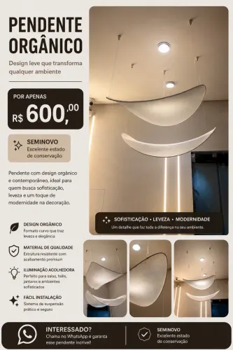 Pendente Orgânico 