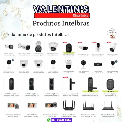 Produtos Eletrônicos Intelbras Toda Linha