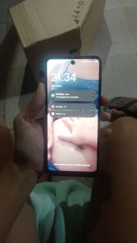 Celular Moto g22 128GB em bom estado de conservação