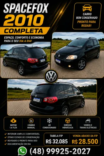 Volkswagen Spacefox 1.6/ 1.6 Trend Total Flex 8V 5P 2010