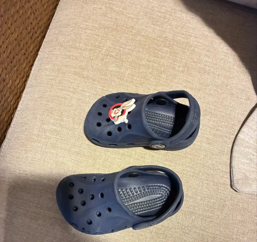 SANDÁLIA TIPO CROCS INFANTIL AZUL-MARINHO Nº 22