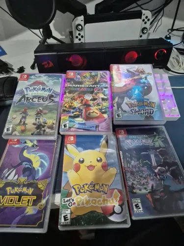 Pokemons e mario switch