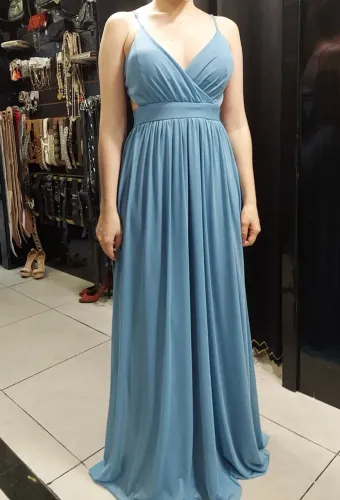Vestido festa azul serenity