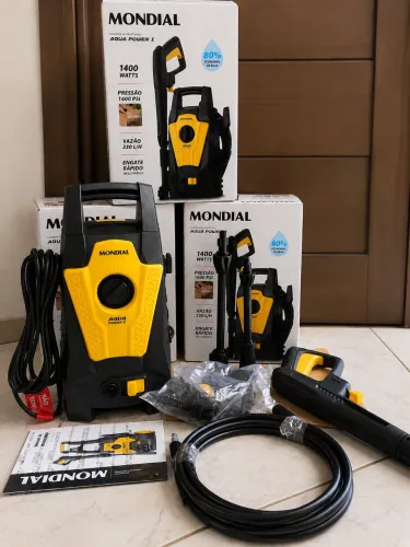 LAVADORA DE ALTA PRESSÃO MONDIAL 1600PSI 1400W