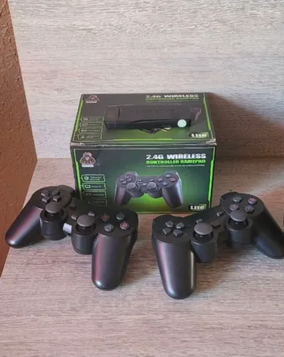 Game Stick 4K Preto - Videogame Retrô com Jogos Clássicos + de 20mil jogos