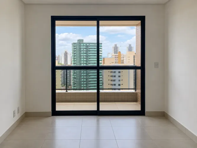 PORTA DE SACADA ( VARANDA) DE ALUMÍNIO 2 FOLHAS