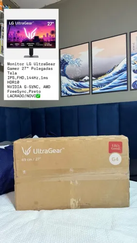 Monitor Gamer 27P LG 144hz - Lacrado