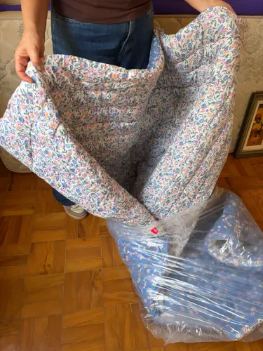 Edredom 100% algodão para cama de criança