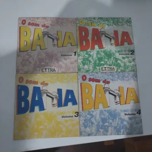 Lote 4 CDs O Som Da Bahia - Coleção Completa Jornal Extra - Axé Samba Reggae Nostalgia