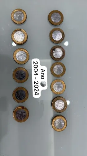 Moedas Antigas e novas