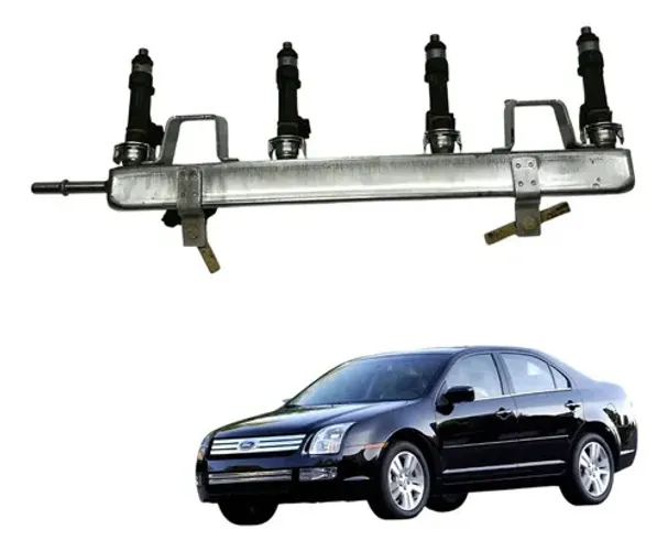 Flauta Com Bicos Injetores Ford Fusion 2.3 2007 2008 2009