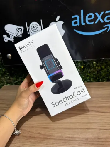 Microfone de Mesa SpectraCast MF-013 HREBOS PREMIUM