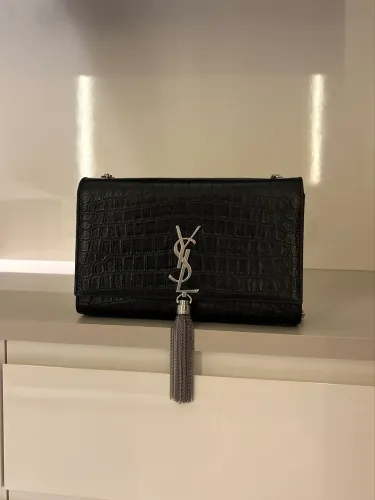 Bolsa saint laurent ORIGINAL kate tassel crocodile medium