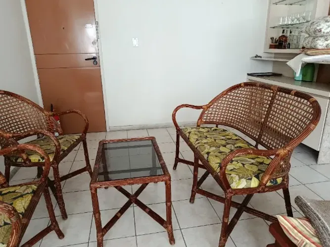Conjunto rattan original, perfeito, em excelente estado