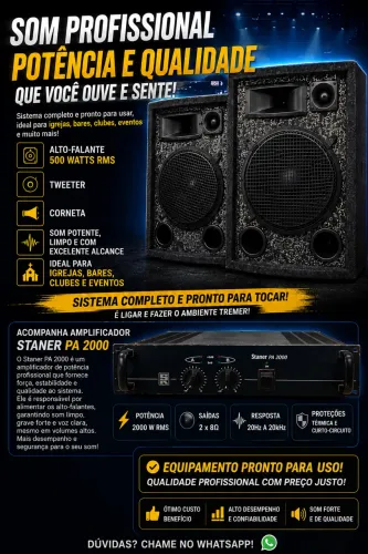 SOM PROFISSIONAL COMPLETO.