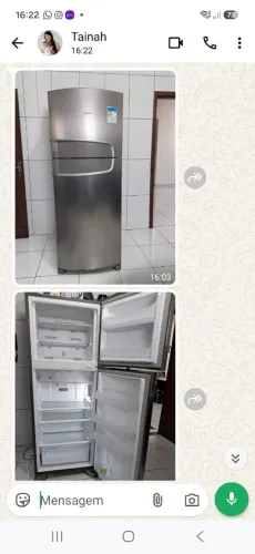 Vendo uma geladeira consul.
